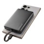 Intenso Powerbank MC10000 con cavo USB-C integrato e retro magnetico, 10.000 mAh, 20 Watt (7340034)