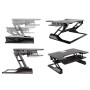 Neomounts by Newstar Postazione di lavoro per rimanere in piedi o seduto (NS-WS100BLACK)