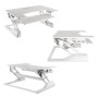 Neomounts by Newstar Postazione di lavoro per rimanere in piedi o seduto (NS-WS100WHITE)