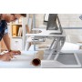 Neomounts by Newstar Postazione di lavoro per rimanere in piedi o seduto (NS-WS100WHITE)