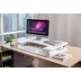 Neomounts by Newstar Postazione di lavoro per rimanere in piedi o seduto (NS-WS100WHITE)