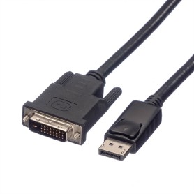 ROLINE 11.04.5772 cavo e adattatore video 2 m DisplayPort DVI Nero (RO11.04.5772)