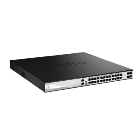 D-Link DXS-3130-28P switch di rete Gestito L3 10G Ethernet (100/1000/10000) Supporto Power over Ethernet (PoE) Nero