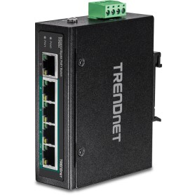 Trendnet TI-PG50 switch di rete Gestito Gigabit Ethernet (10/100/1000) Supporto Power over Ethernet (PoE) Nero (TI-PG50)