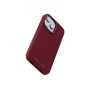 Njord byELEMENTS Suede MagSafe custodia per cellulare 17 cm (6.7") Cover Rosso (NA54SU11)