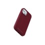 Njord byELEMENTS Suede MagSafe custodia per cellulare 15,5 cm (6.1") Cover Rosso (NA51SU11)