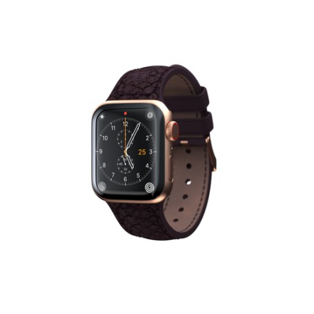 Njord byELEMENTS Salmon Leather Watch Strap - Apple Watch 44/45mm - Eldur (SL14123)