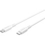 Goobay 77743 cavo USB USB 2.0 1,5 m USB C Bianco