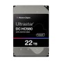 Western Digital Ultrastar DC HC580 disco rigido interno 22 TB 7200 Giri/min 512 MB 3.5" SATA (0F62785)