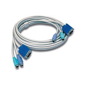 Trendnet TK-C15 cavo per tastiera, video e mouse Grigio 4,5 m (TK-C15)