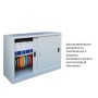 ARMADIO BASSO KUBO 1 VANO 1 RIP GRI (SB120)