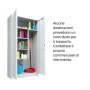 ARMADIO PORTA SCOPE KUBO 2 ANTE GRI (PS/90)