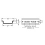 Wago 210-112 kit di fissaggio Cromo Acciaio (21-0112)