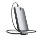 Satechi ST-UCMBAM replicatore di porte e docking station per laptop USB 2.0 Type-C Nero, Argento