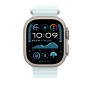 Apple Cinturino Ocean blu ghiaccio (49 mm) - Titanio naturale (MXTF3ZM/A)