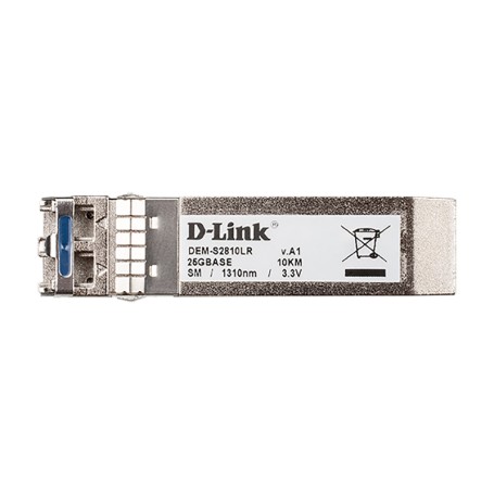 D-Link DEM-S2810LR modulo del ricetrasmettitore di rete Fibra ottica 25000 Mbit/s SFP28 1310 nm