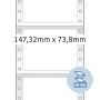 HERMA 8294 etichetta per stampante Bianco Etichetta per stampante autoadesiva