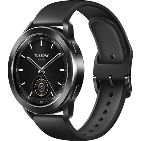 Xiaomi Watch S3 3,63 cm (1.43") AMOLED 47 mm Digitale 466 x 466 Pixel Touch screen Nero GPS (satellitare) (BHR7874GL)