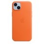 Leder Case mit MagSafe (orange, iPhone 14 Plus) (MPPF3ZM/A)