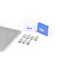 Smartkeeper OM03DB clip sicura Bloccaporte MicroSD card, USB tipo A Blu 1 pz