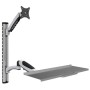 Techly ICA-PLW 02 Supporti a parete per TV 68,6 cm (27") Argento (ICA-PLW-02)
