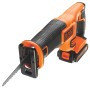 Black & Decker BDCR18-QW sega alternativa Nero, Arancione
