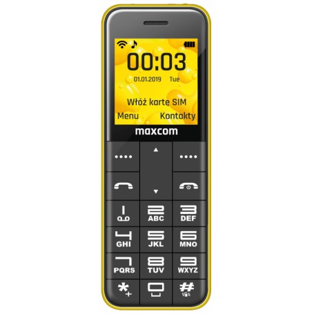 MaxCom MM111 3,66 cm (1.44") 50 g Nero Telefono cellulare basico (MM 111)