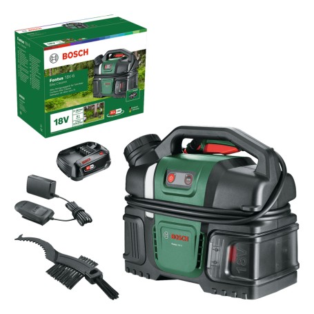 Bosch Fontus 18V-6 idropulitrice Batteria 2,2 l/h Verde (06008B6200)
