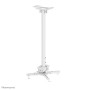 Neomounts CL25-550WH1 Supporto a soffitto beamer - alt. 74,5-114,5 cm - montaggio facile - mobilità completa