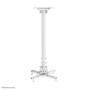 Neomounts CL25-550WH1 Supporto a soffitto beamer - alt. 74,5-114,5 cm - montaggio facile - mobilità completa