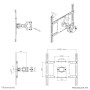 Neomounts Supporto per monitor/TV (FPMA-WP440BLACK)
