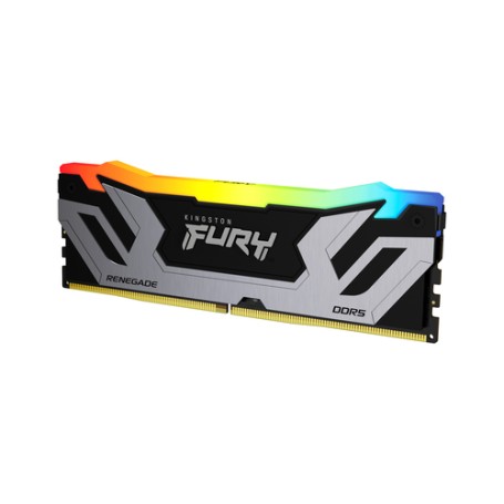 Kingston Technology FURY 24GB 8400MT/s DDR5 CL40 CUDIMM Renegade RGB Silver XMP (KF584CU40RSA-24)