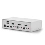Lindy 39307 switch per keyboard-video-mouse (kvm) Argento (LINDY39307)