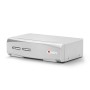 Lindy 39307 switch per keyboard-video-mouse (kvm) Argento (LINDY39307)