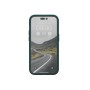 Njord byELEMENTS Salmon Leather Magsafe Case - iPhone 14 Pro - Green (NA43SL02)