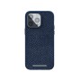 Njord byELEMENTS Salmon Leather Magsafe Case - iPhone 14 Pro Max - Blue (NA44SL01)
