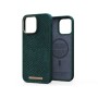 Njord byELEMENTS Salmon Leather Magsafe Case - iPhone 14 Pro Max - Green (NA44SL02)