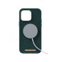 Njord byELEMENTS Salmon Leather Magsafe Case - iPhone 14 Pro Max - Green (NA44SL02)