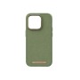 Njord byELEMENTS Suede Comfort+ Case - iPhone 14 Pro - Olive (NA43CM06)