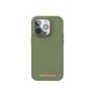 Njord byELEMENTS Suede Comfort+ Case - iPhone 14 Pro - Olive (NA43CM06)