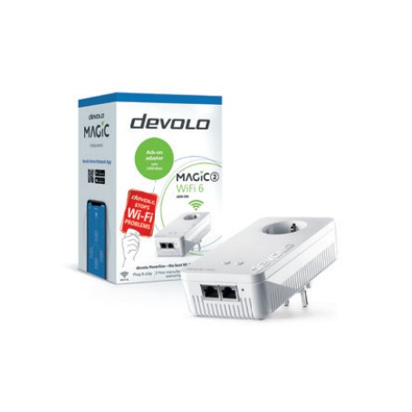 Devolo Magic 2 WiFi 6 2400 Mbit/s Collegamento ethernet LAN Wi-Fi Bianco 1 pz (8811)
