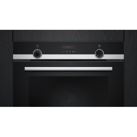 Siemens iQ300 HQ574AER3 forno 71 L Nero, Acciaio inox