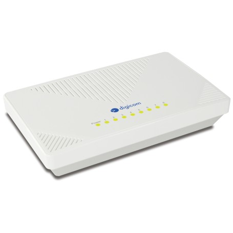 Digicom SWG08-T03 Gigabit Ethernet (10/100/1000) Bianco (8E4595)