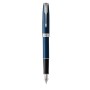 Parker Sonnet penna stilografica Nero, Blu, Argento 1 pz (1945364)