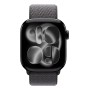 Apple MFFG4ZM/A accessorio indossabile intelligente Band Grigio scuro Nylon, Poliestere riciclato, Spandex