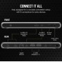 Corsair TBT100 Thunderbolt 3 40000 Mbit/s Nero, Argento (CU-9000006-EU)