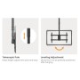 34 -60  CEILING DUAL SCREEN TV (650376)
