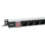 Equip 333308 unità di distribuzione dell'energia (PDU) 8 presa(e) AC 1U Nero, Argento