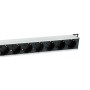 Equip 333308 unità di distribuzione dell'energia (PDU) 8 presa(e) AC 1U Nero, Argento