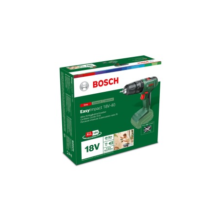 Bosch EasyImpact 18V 40 1630 Giri/min Senza chiave 1,4 kg Verde (06039D8109)
